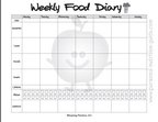 weekly food diary